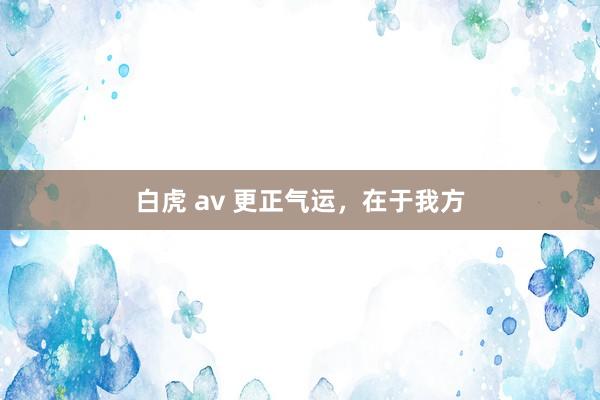 白虎 av 更正气运，在于我方