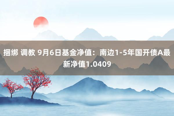 捆绑 调教 9月6日基金净值：南边1-5年国开债A最新净值1.0409