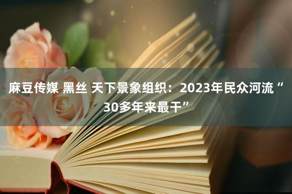 麻豆传媒 黑丝 天下景象组织：2023年民众河流“30多年来最干”