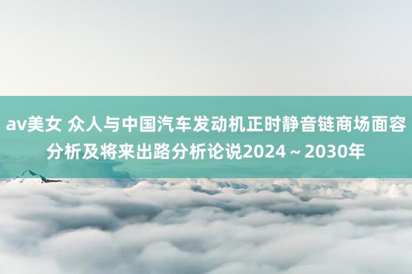 av美女 众人与中国汽车发动机正时静音链商场面容分析及将来出路分析论说2024～2030年